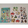 Sandylion BSB ZDesign Great 7 Sticker Set Pearly Fuzzy Disney Babies Minnie Donald 80er 90er