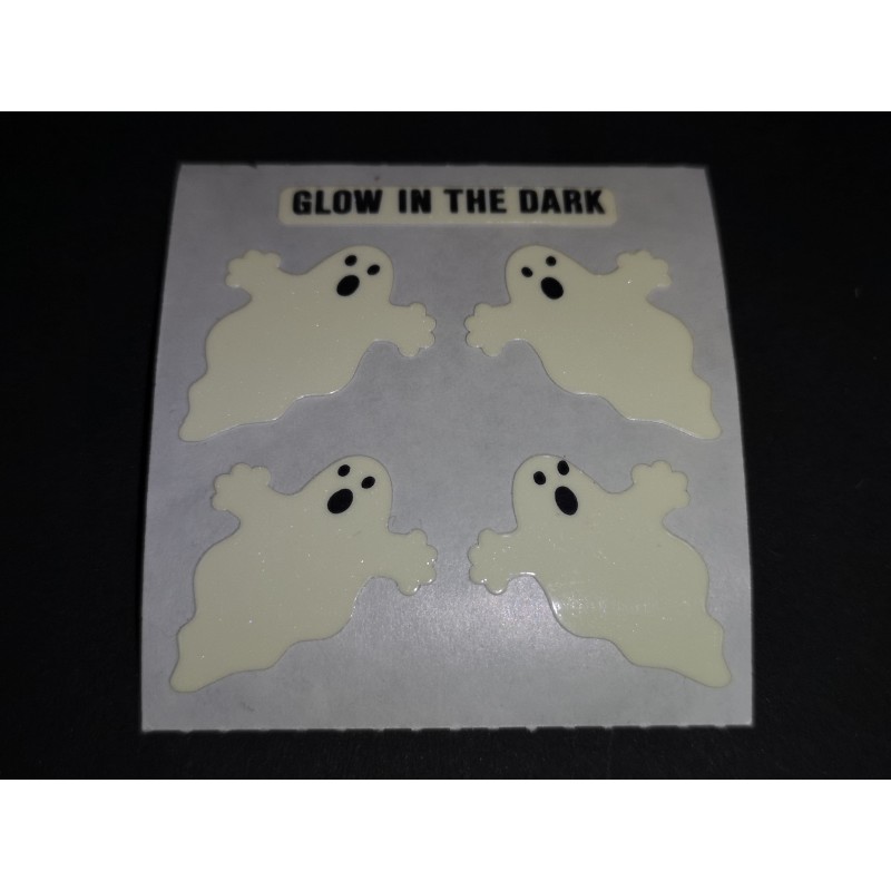 SANDYLION Stickerabschnitt Glow in the Dark Geister Gespenster Halloween Sticker 80er 90er