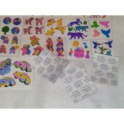 Sticker Set Sandylion ZDesign Great 7 BSB Cotrin Pearly Glanz Käfer autos Vögel 80er 90er