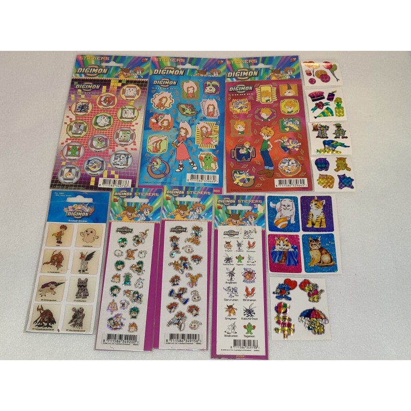 Sticker Set Sandylion BSB Stickermagic Introduct Stickeralbum Prisma Pokemon Digimon 80er 90er