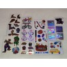 Sticker Set Sandylion ZDesign Great 7 BSB Metallic Neon Holo 3D Prisma Clown Arche Biber Goldrand 80er 90er