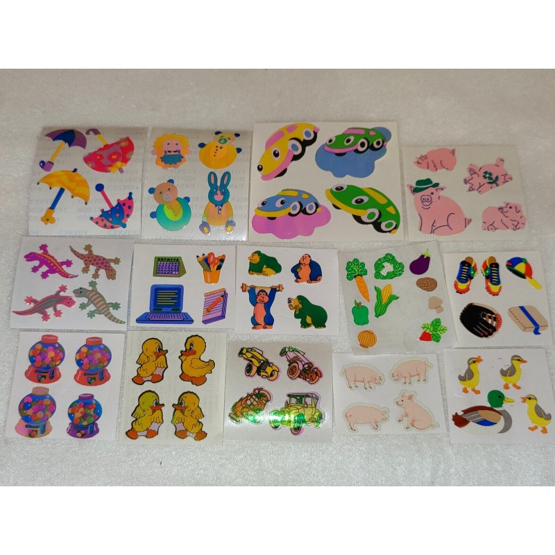 Sticker Set Sandylion ZDesign Great 7 BSB Kromekote Pearly Schweine Autos 80er 90er