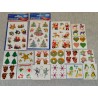 Sticker Set Sandylion ZDesign Great 7 BSB BIG Pearly Fuzzy Prisma Glow in the dark X-Mas Weihnachten OVP 80er 90er