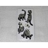 Sticker Leuchtsticker Glow in the Dark Dinosaurier Dinos Dino Sticker 80er 90er BSB Stickermagic