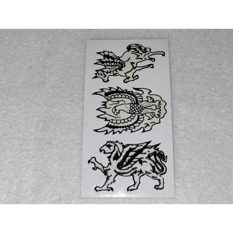 Sticker Leuchtsticker Glow in the Dark Tiere Horror Halloween Sticker 80er 90er BSB Stickermagic