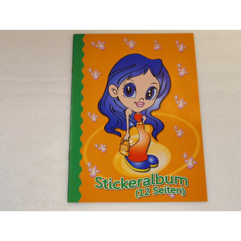 A5 Stickeralbum Stickerheft 12 leere Seiten Sticker Album Mädchen Girl 1