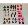 Sticker Set Sandylion ZDesign Great 7 BSB BIG Mini Mylar Prisma Fuzzy X-Mas Weihnachten Nußknacker Santa Bären 80er 90er