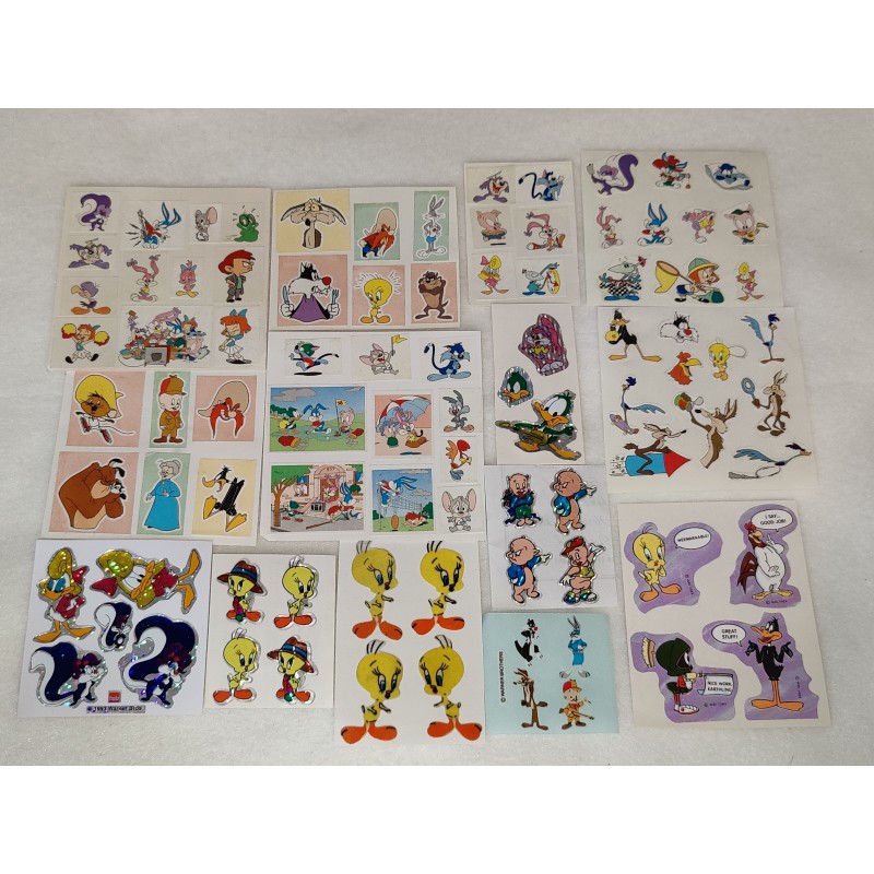 Sandylion BSB ZDesign Sticker Set BIG Maxi Prisma Fuzzy Looney Tunes Tweety Porky Tiny Toons 80er 90er