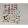 Sticker Set Sandylion ZDesign Great 7 BSB BIG Fuzzy silber gold Regenbogen Tiere Elefanten Bären Tiere RARITÄT 80er 90er