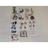 Sticker Set Sandylion BSB Stickermagic ZDesign Great 7 Pearly Silk Silky transparent Einhörner Panda80er 90er