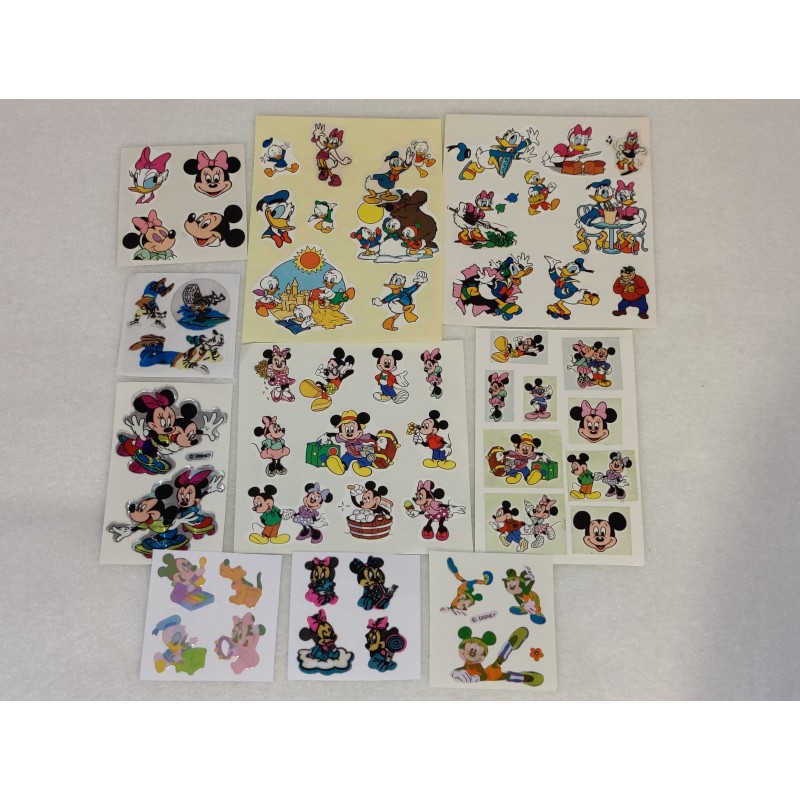 Sandylion BSB ZDesign Great 7 Sticker Set Maxi Prisma Pearly Fuzzy Glitzer Disney Minnie Mickey 80er 90er