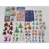 Sticker Set Sandylion ZDesign Great 7 BSB BIG Microglitter Mylar Prisma Fuzzy Pearly X-Mas Weihnachten Gold Disney 80er 90er