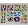 Sandylion ZDesign Stickermagic Sticker Set BIG MAXI Prisma Pearly Glanz Tiere Ballett Insekten Pony 80er 90er