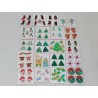 Sticker Set Sandylion ZDesign Great 7 BSB Mylar Prisma Glow in the Dark Fuzzy Pearly X-Mas Weihnachten Gold Santa 80er 90er