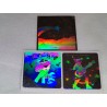 1989 Sticker Set 3D Holographisch Holo Pink Panther Sternschnuppe 80er 90er Stickerabschnitt ZDesign BSB Great 7