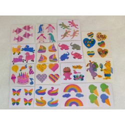 15 Abschnitte Sticker Set...