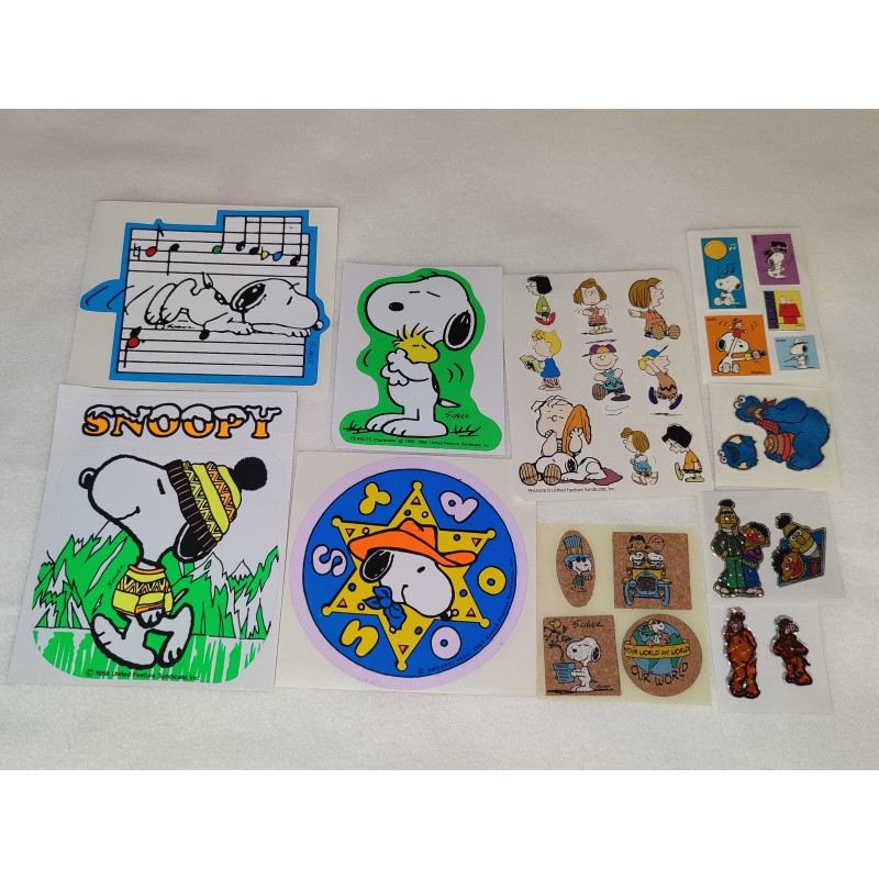 RARITÄT Sticker Set Sandylion ZDesign Great 7 BSB Snoopy Sesamstraße Alf 80er 90er