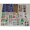 Sticker Set Sandylion ZDesign BSB BIG Microglitter Prisma Fuzzy X-Mas Weihnachten Gold Rentier Schneemann Engel Santa 90er