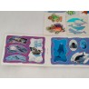 Sticker Set Introduct Stickeralbum Sandylion BSB Stickermagic ZDesign Great7 Maxi Pearly Holo Puffy Filz Fische Wal Delfin 90er