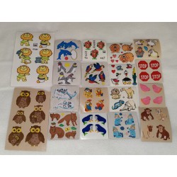 Sandylion ZDesign Great 7 BSB Stickermagic Sticker Set Prisma Fuzzy Filz Stoff Maxi Tiere 80er 90er Stickerabschnitt