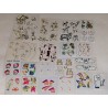 Sandylion ZDesign BSB Sticker Set Glow in the Dark BIG MAXI Goldrand Gespenster Eulen Horror Kühe 90er Stickerabschnitt