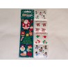 5 x SANDYLION Stickerabschnitte Maxi Prisma Glow in the Dark Santa Claus Weihnachtsmann X-Mas OVP 80er 90er