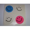 SANDYLION Stickerabschnitt Fuzzy Stoff Filz Smileys Emojis 90er