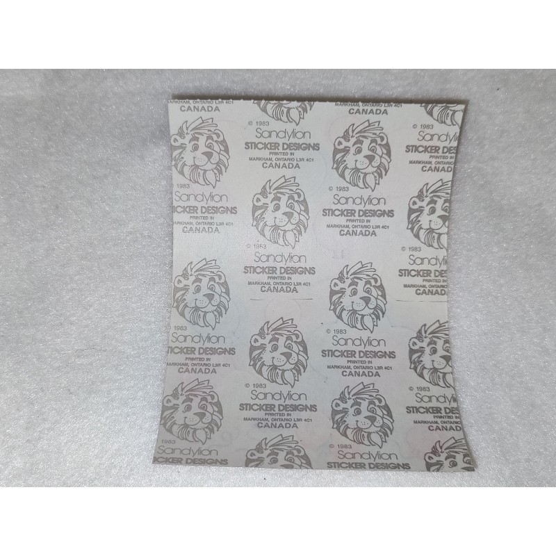 SANDYLION MAXI BIG Stickerabschnitt Pearly Glanz Glitzer Siam Katzen Haustiere Sticker 80er 90er