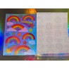 SANDYLION MAXI BIG Stickerabschnitt Pearly Glanz Glitzer Regenbogen Rainbows Regenbögen Sticker 80er 90er