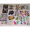 Riesen Sticker Set Introduct Album Sandylion ZDesign Great7 BSB Maxi Holo Pearly Fuzzy Glow Dark Prisma Dinos Dino 80er 90er