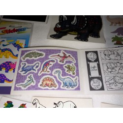 Riesen Sticker Set Introduct Album Sandylion ZDesign Great7 BSB Maxi Holo Pearly Fuzzy Glow Dark Prisma Dinos Dino 80er 90er