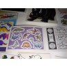 Riesen Sticker Set Introduct Album Sandylion ZDesign Great7 BSB Maxi Holo Pearly Fuzzy Glow Dark Prisma Dinos Dino 80er 90er