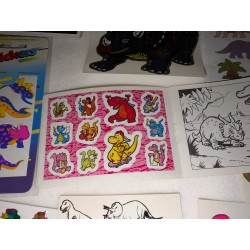 Riesen Sticker Set Introduct Album Sandylion ZDesign Great7 BSB Maxi Holo Pearly Fuzzy Glow Dark Prisma Dinos Dino 80er 90er