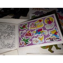 Riesen Sticker Set Introduct Album Sandylion ZDesign Great7 BSB Maxi Holo Pearly Fuzzy Glow Dark Prisma Dinos Dino 80er 90er