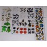 Sandylion Herma ZDesign BSB Sticker Set Glow in the Dark prisma fuzzy Zombie Horror Spinnen 90er Stickerabschnitt
