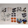 Sandylion Herma ZDesign BSB Sticker Set Glow in the Dark prisma fuzzy Zombie Horror Spinnen 90er Stickerabschnitt