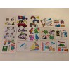 Sticker Set Sandylion ZDesign Holo BIG Metallic Mylar Holo Tiere Einhorn Schwan Segelboot 80er 90er