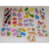 10x Sandylion ZDesign Great7 BSB Sticker Set BIG MAXI Holo Pearly Mylar Tiere 80er 90er