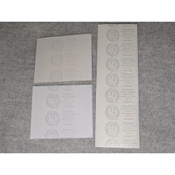 3 x SANDYLION MAXI BIG Stickerabschnitt alphabet Buchstaben Frösche Sterne Kromekote Activity 90er