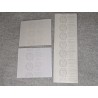 3 x SANDYLION MAXI BIG Stickerabschnitt alphabet Buchstaben Frösche Sterne Kromekote Activity 90er